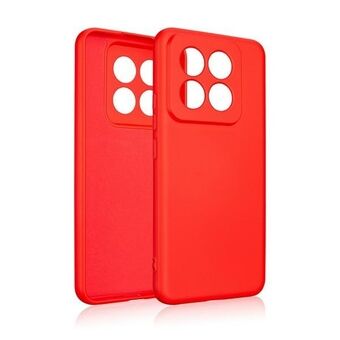 Beline Siliconen Hoesje voor Xiaomi 14 Pro, rood