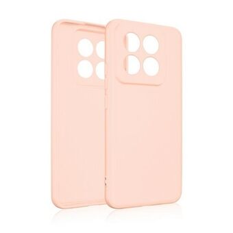 Beline hoesje van siliconen voor de Xiaomi 14 Pro in roze-goud/rose gold.