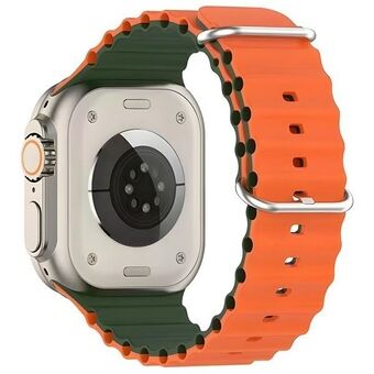 Beline pasek Apple Watch Silicone Waves 38/40/41mm zielono-pomarańczowy /green-orange box

Beline armband voor Apple Watch Silicone Waves 38/40/41mm groen-oranje doos