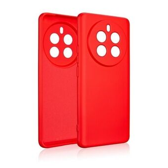 Beline etui van siliconen voor Realme 12 Pro in het rood.