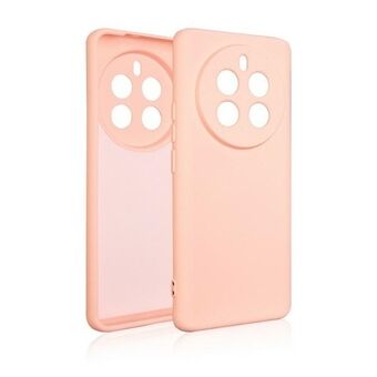 Beline hoesje van siliconen voor Realme 12 Pro in roze-goudkleur.