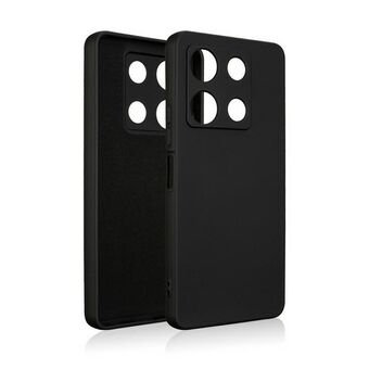 Beline-etui van silicone voor Infinix Note 30 Pro, zwart