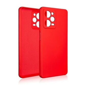 Beline hoesje van siliconen voor de Poco X5 Pro in rood.