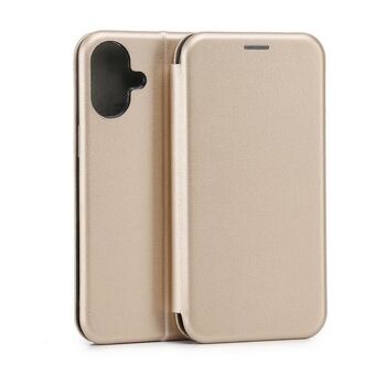 Beline Etui Boek Magnetisch iPhone 16 Plus goud/gold