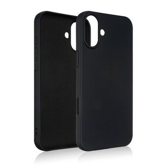 Beline Etui Silicone iPhone 16 6.1" zwart/black