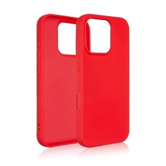 Beline Etui Siliconen iPhone 16 Pro 6.3" rood/red