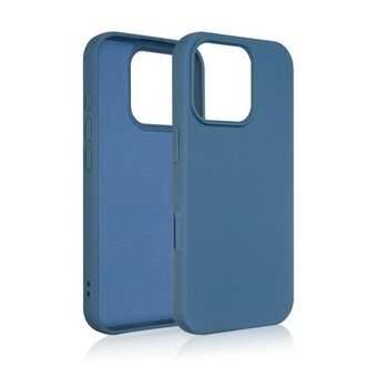 Beline Etui Siliconen voor iPhone 16 Pro 6,3" blauw/blue