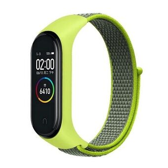 Beline bandje Mi Band 7/6/5/4/3 Nylonlus geel/yellow