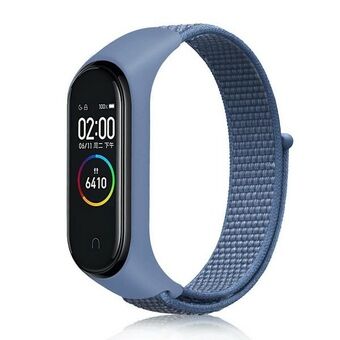 Beline pasek Mi Band 7/6/5/4/3 NylonLoop blauw/blue