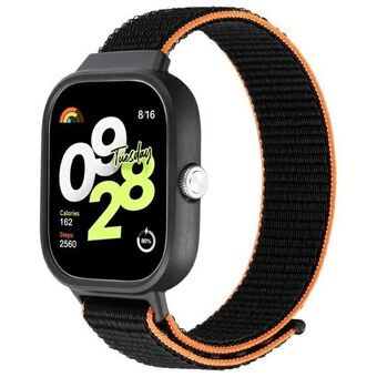 Beline bandje Redmi Watch 4                zwart-oranje/black-orange