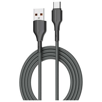 Beline Kabel 25W USB-A/USB-C 2m czarn/black BLNCBC02