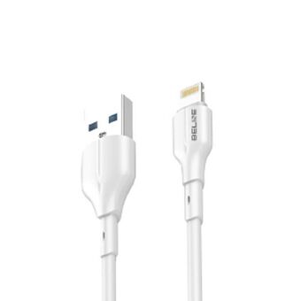 Beline Kabel 25W USB-A/Lightning 1m biały/wit BLNCWL01