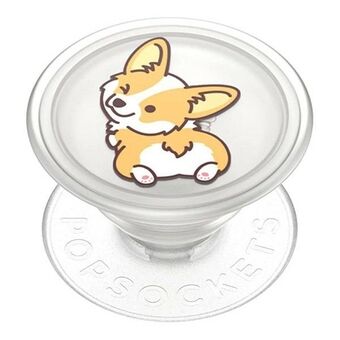 Popsockets PlantCore Grip Cheeky Corgi 806487 is een telefoonhouder en -standaard.