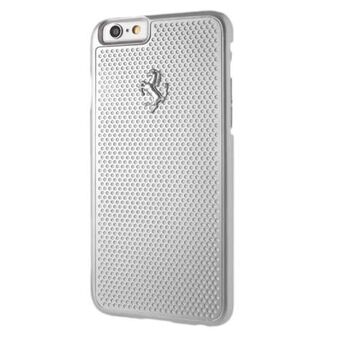 Ferrari Hardcase FEPEHCP6SI iPhone 6 / 6S geperforeerd aluminium zilver / zilver