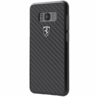 Ferrari Hardcase FEHCAHCS8LBK S8 Plus G955 zwart / zwart Carbon Heritage