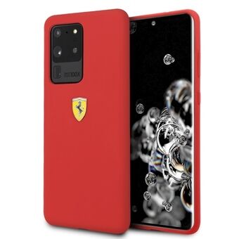 Ferrari Hardcase FESSIHCS69RE S20 Ultra G988 rood / rood siliconen