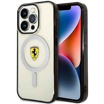 Ferrari FEHMP14XURKT iPhone 14 Pro Max 6,7" doorzichtige/transparante hardcase Outline Magsafe