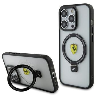 Ferrari FEHMP15XUSCAH iPhone 15 Pro Max 6.7" transparante hardcase Ring Stand 2023 Collection MagSafe