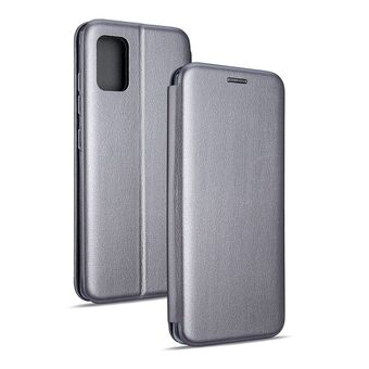 Beline Book Magnetische Case voor Samsung A21 staal/staal