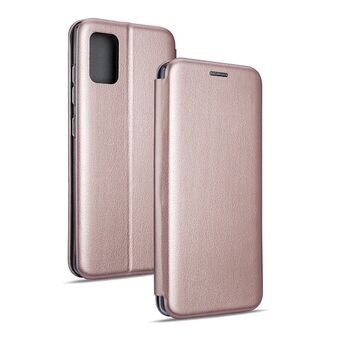 Beline Book magnetisch hoesje voor Samsung A21 roségoud/roségoud