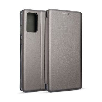 Beline Book Magnetic Case Samsung Note 20 N980 staal/staal