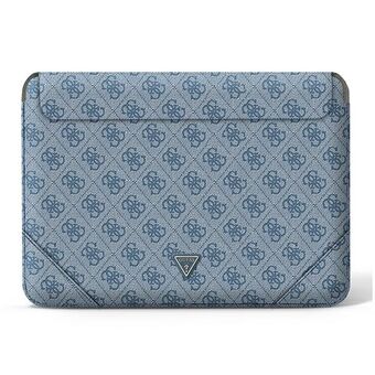 Guess Sleeve GUCS16P4TB 16" blauw/blauw 4G Uptown Triangle logo