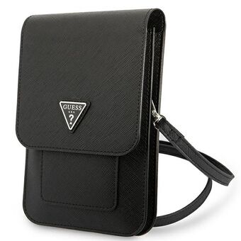 Guess Handtas GUWBSATMBK zwart / zwart Saffiano Triangle