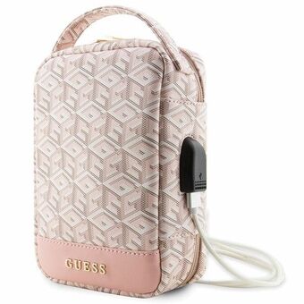 Guess Tas GUHBHGCFSEP Organizer roze/roze GCube Stripe