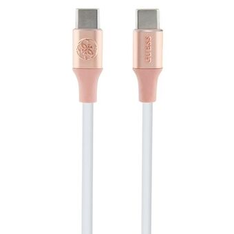 Raad GUCCLALRGDP USB-C naar USB-C-kabel 1,5m Fast Charging roze/pink Ebossed Logo