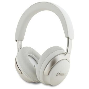 Guess Bluetooth ANC over-ear koptelefoon GUBHC22PSFCSME beige Metal Script Logo