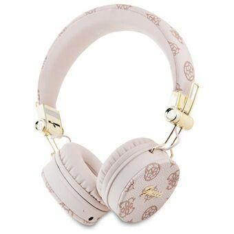 Guess Bluetooth on-ear headphones ENC GUBH70EPOSMW bruin/brązowy Peony Script Rond Vorm