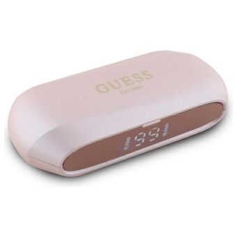 Guess Bluetooth koptelefoon GUTWSC2MCDSP TWS + oplaadstation roze/roze Verlengd Metallic Gedrukt Logo