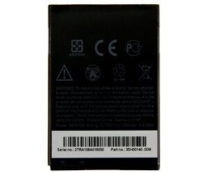 Batterij voor HTC Desire Z 1300mAh (BA S450, BB96100)