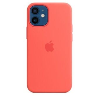 Apple MHKP3ZM/A hoesje iPhone 12 mini MagSafe roze citrus Silicone Case