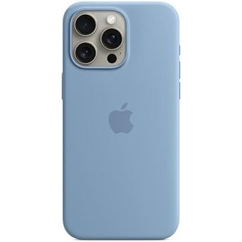 Etui Apple MT1Y3ZM/A iPhone 15 Pro Max 6,7" MagSafe winter blue Silicone Case