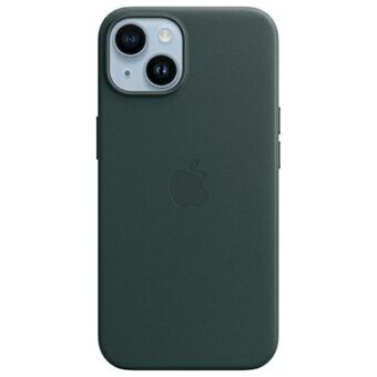 Etui Apple MPP53FE/A iPhone 14 6.1" MagSafe groen/forest green Leren Hoesje