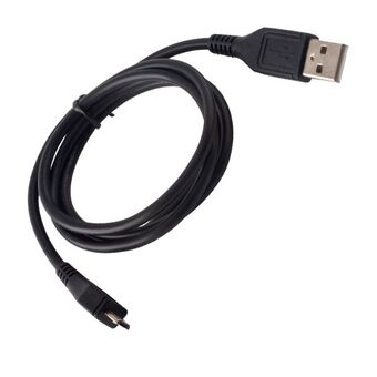 USB-kabel - microUSB zwart/zwart