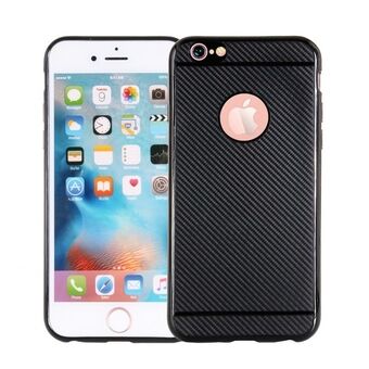 Cover Carbon Fiber iPhone 8 zwart/zwart SE 2020 / SE 2022