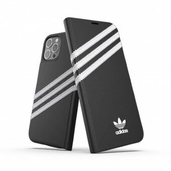 Adidas OF Boekje Hoesje PU iPhone 12 Pro Max 6,7" zwart-wit 42246