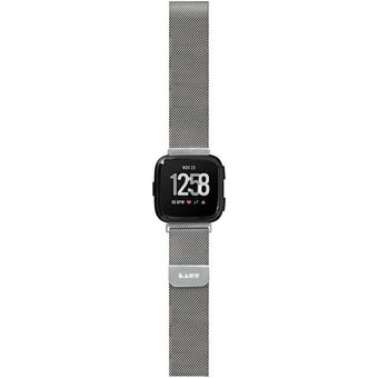 Laut Steel Fitbit Versa riem zilver/zilver 35154