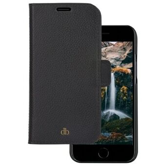 Dbramante 1928 New York 2w1 Portemonnee-etui voor iPhone 7/8/SE 2020/SE 2022 zwart/black