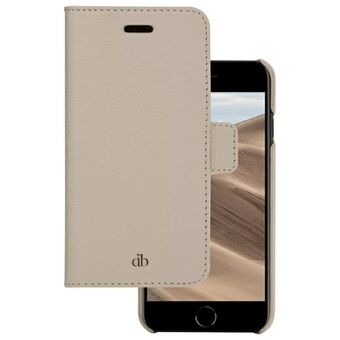 Etui dbramante 1928 New York 2w1 Portemonnee voor iPhone 7/8/SE 2020/SE 2022 beige/zandduin