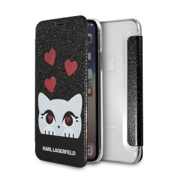 Karl Lagerfeld KFLLBKPXVDCBK iPhone X/Xs Black Book Valentine