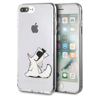 Karl Lagerfeld KLHCI8LCFNRC iPhone 7/8 Plus harde hoes transparant Choupette Fun