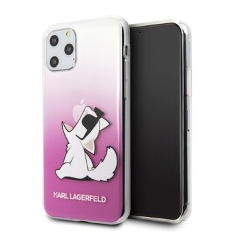 Karl Lagerfeld KLHCN58CFNRCPI iPhone 11 Pro hardcase roze/pink Choupette Fun