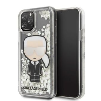 Karl Lagerfeld KLHCN58GLGIRKL iPhone 11 Pro hardcase Ikonik Glitter Glow in het donker