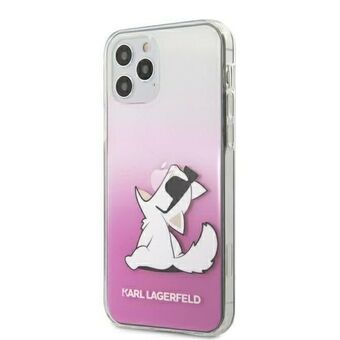 Karl Lagerfeld KLHCP12LCFNRCPI iPhone 12 Pro Max 6,7" roze/pink hardcase Choupette Fun