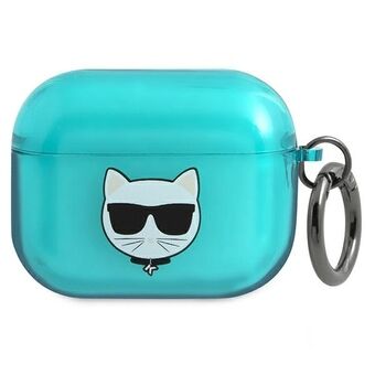 Karl Lagerfeld KLAPUCHFL AirPods Pro hoesje blauw/blue Choupette