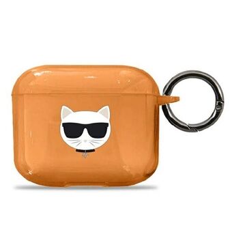 Karl Lagerfeld KLA3UCHFO AirPods 3 hoes oranje/oranje Choupette