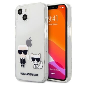 Karl Lagerfeld KLHCP13SCKTR iPhone 13 mini 5,4" hardcase Transparant Karl & Choupette